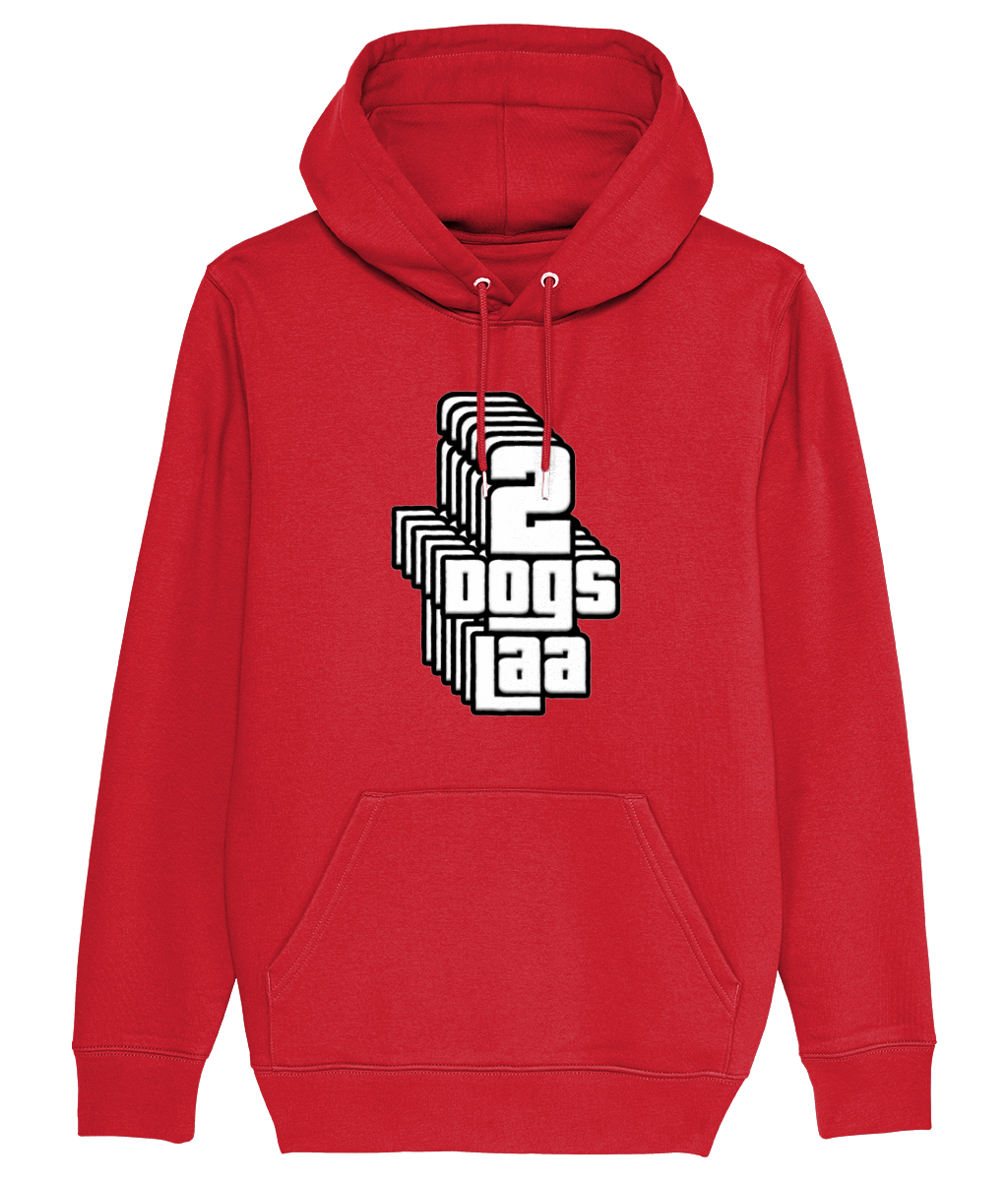 2dogs hoody vertical font