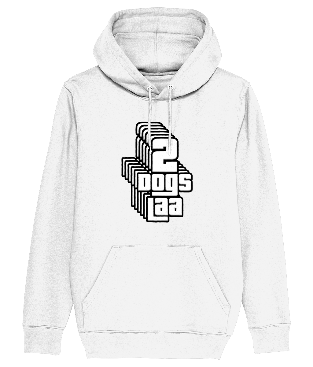 2dogs hoody vertical font