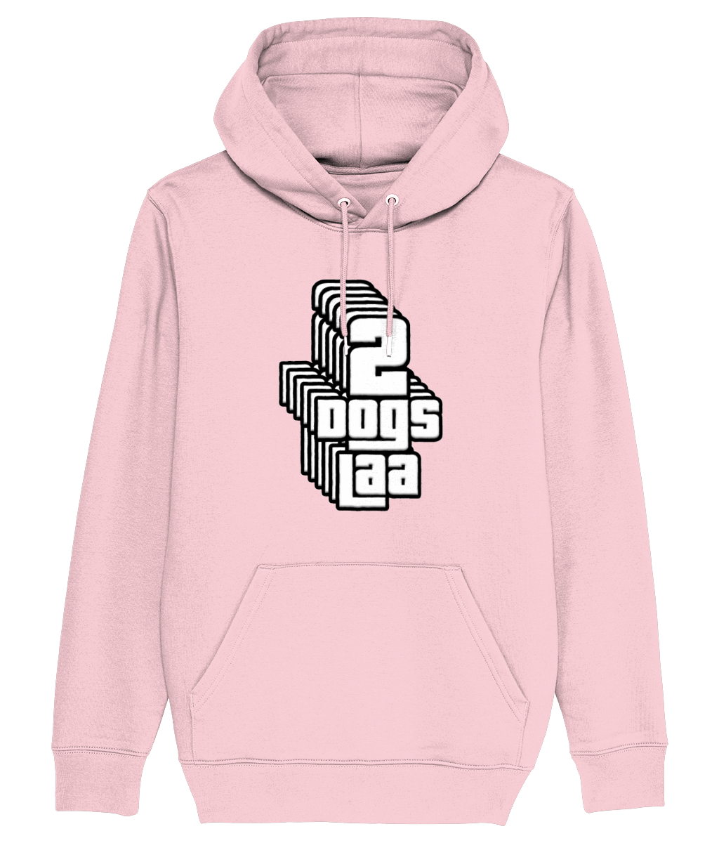 2dogs hoody vertical font