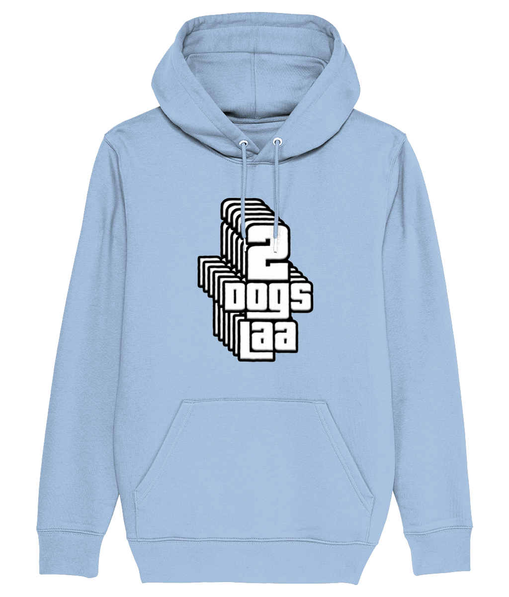 2dogs hoody vertical font