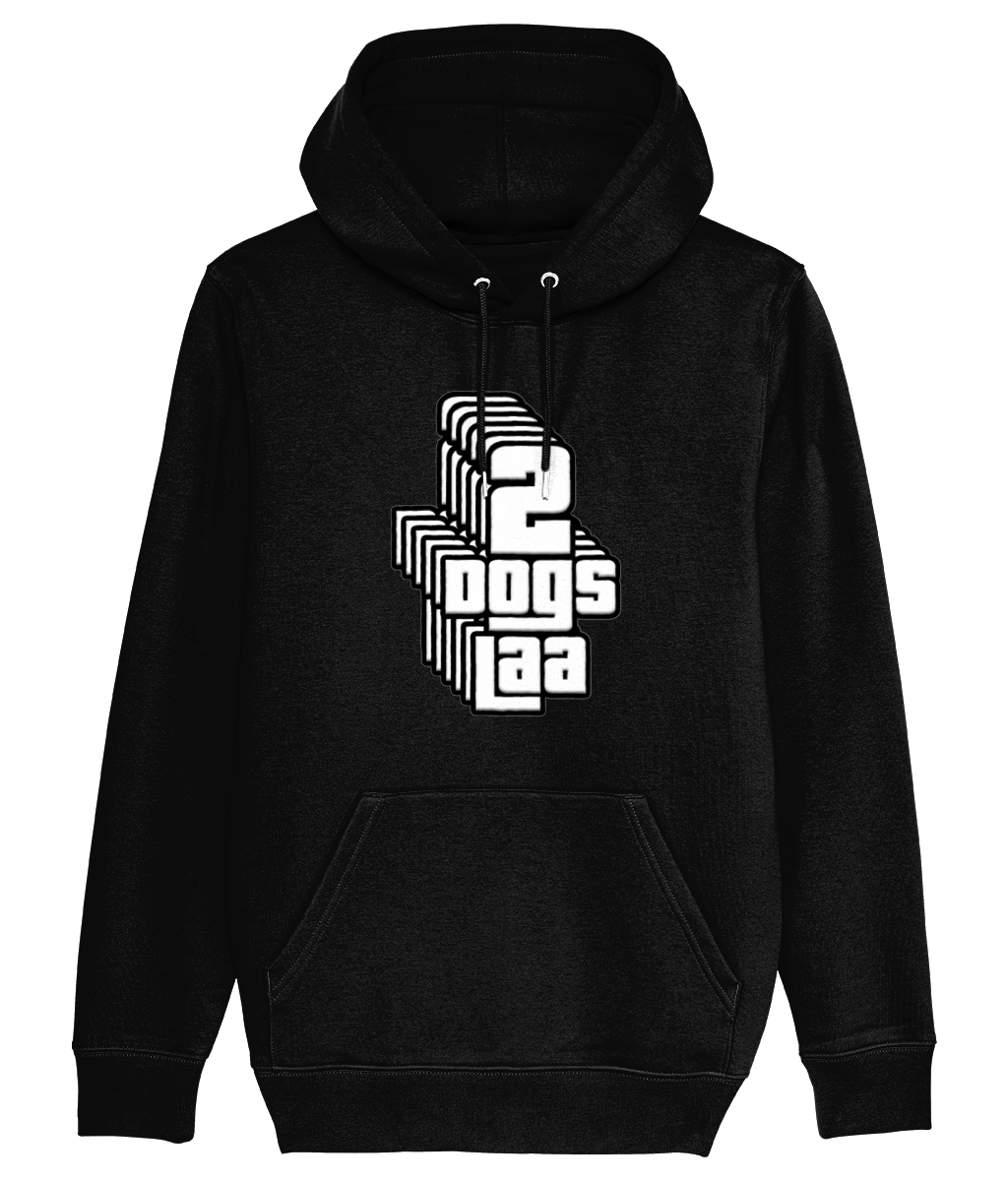 2dogs hoody vertical font